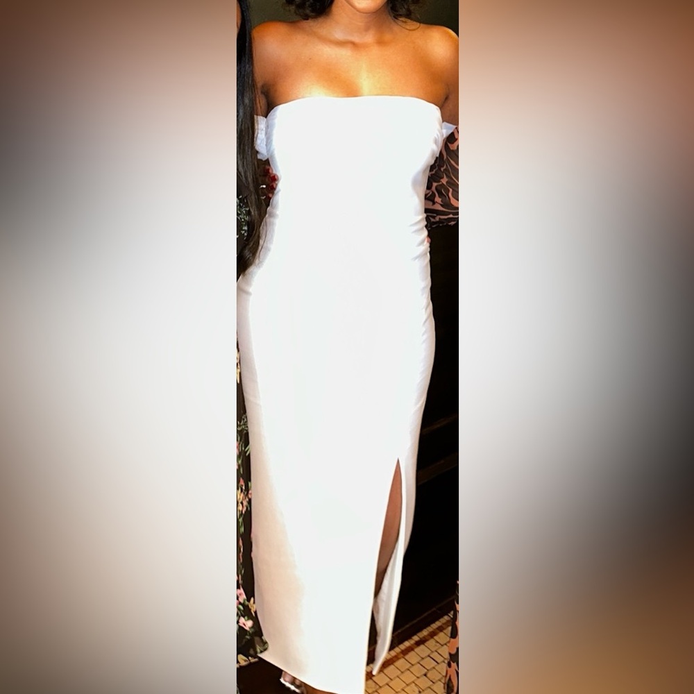 Midi bridal dress - ideal for shower, rehearsal - Picture 4 of 4